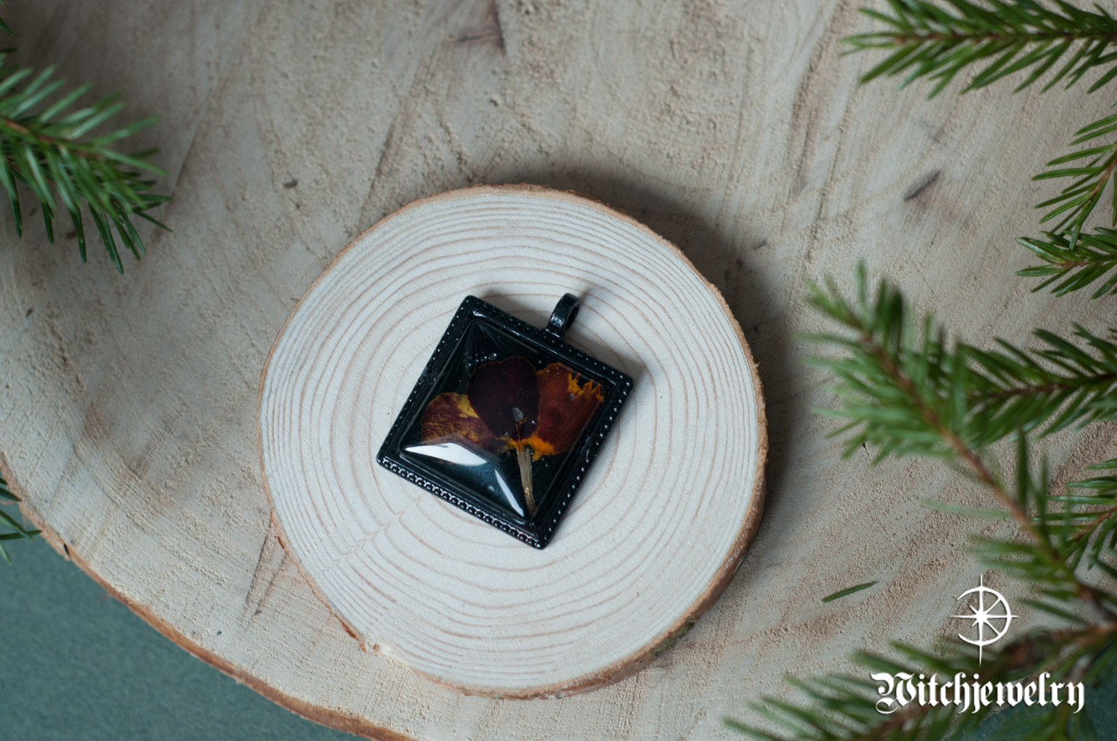 Square pendants with flower petals - My, Pendant, Epoxy resin, With your own hands, Needlework without process, Flowers, Decoration, Longpost