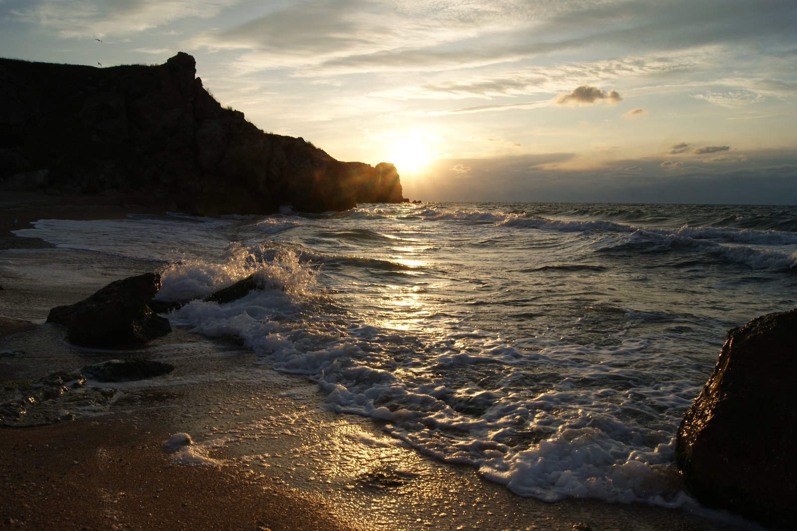 shell place - My, Crimea, Azov sea, General's beaches, Seashells