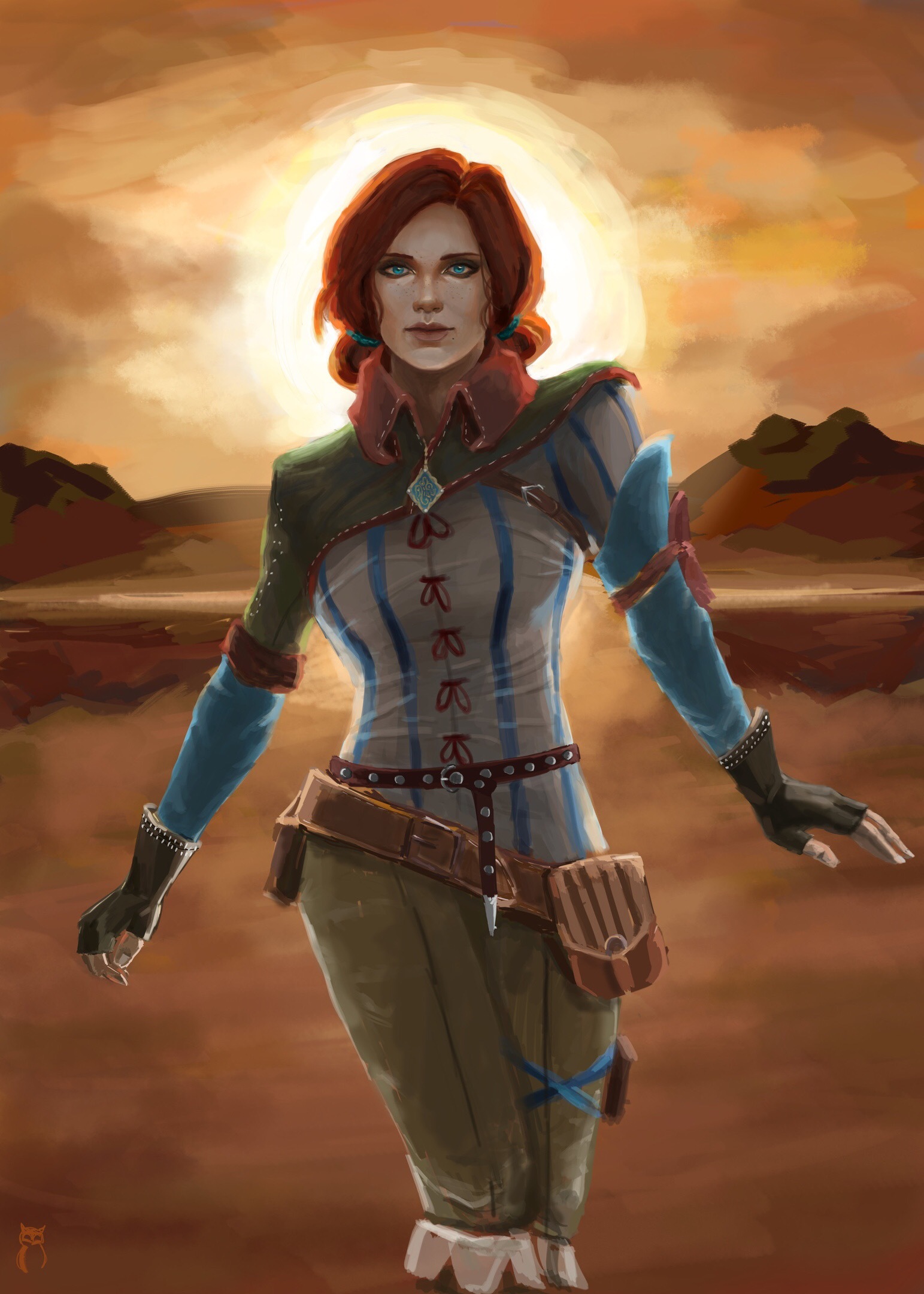 Triss Merigold - Witcher, Triss Merigold, Art