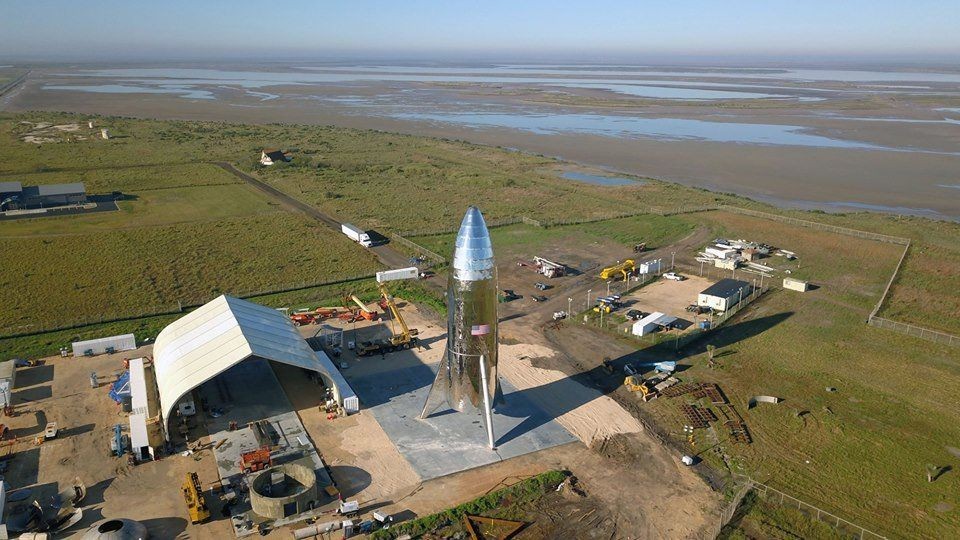 Spaceport under construction in Boca Chica, 01/13/2019 - Elon Musk, Spacex, Starship, Space, Longpost