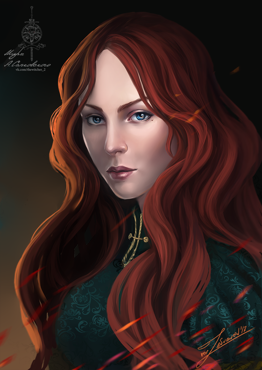 Book Triss - Witcher, Triss Merigold, Art, Longpost