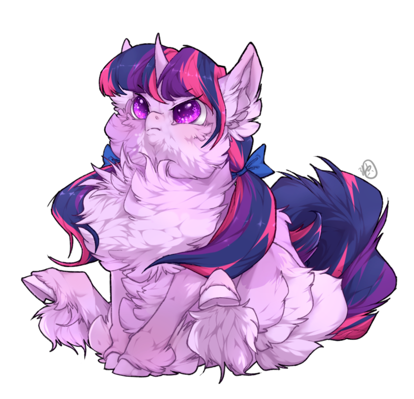 Puffff! - My little pony, Twilight sparkle, Art, Fluffy, Nakos, Rossignolet