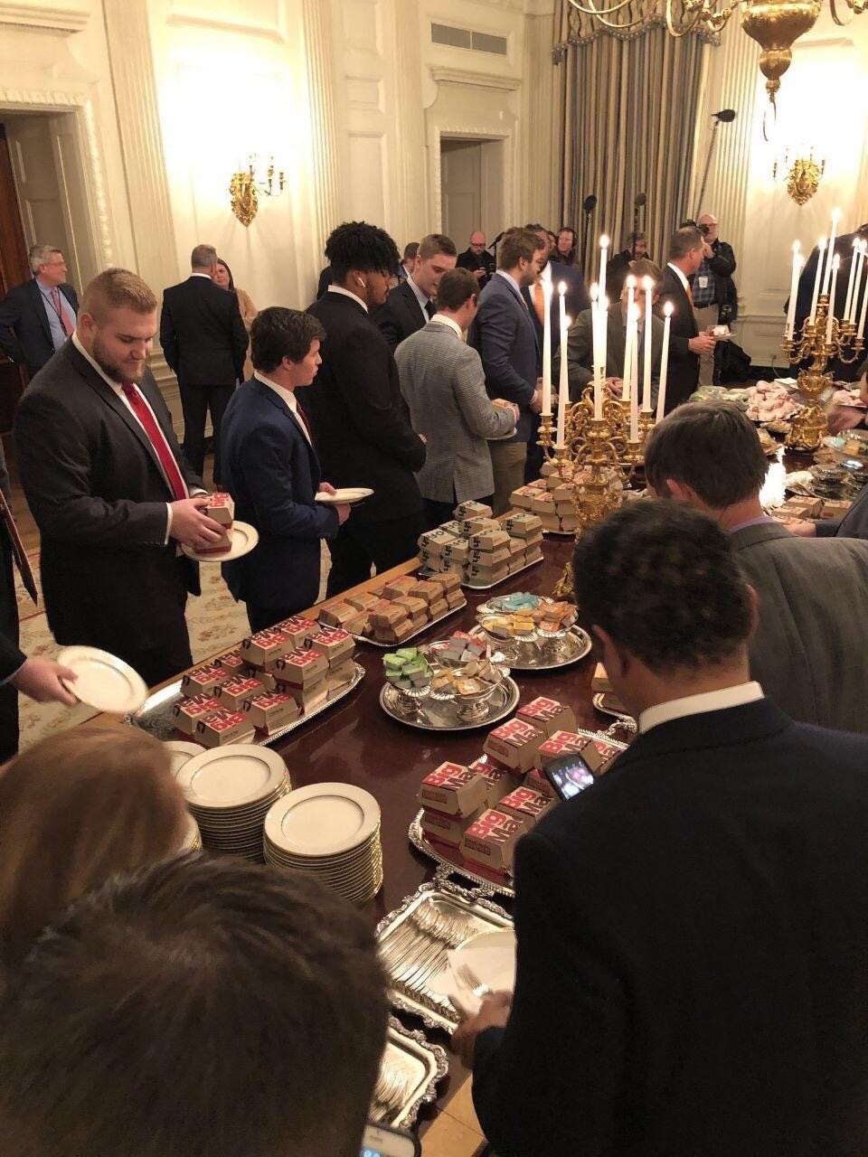 What could be better than a Big Mac at an official reception - McDonald's, Dinner, 