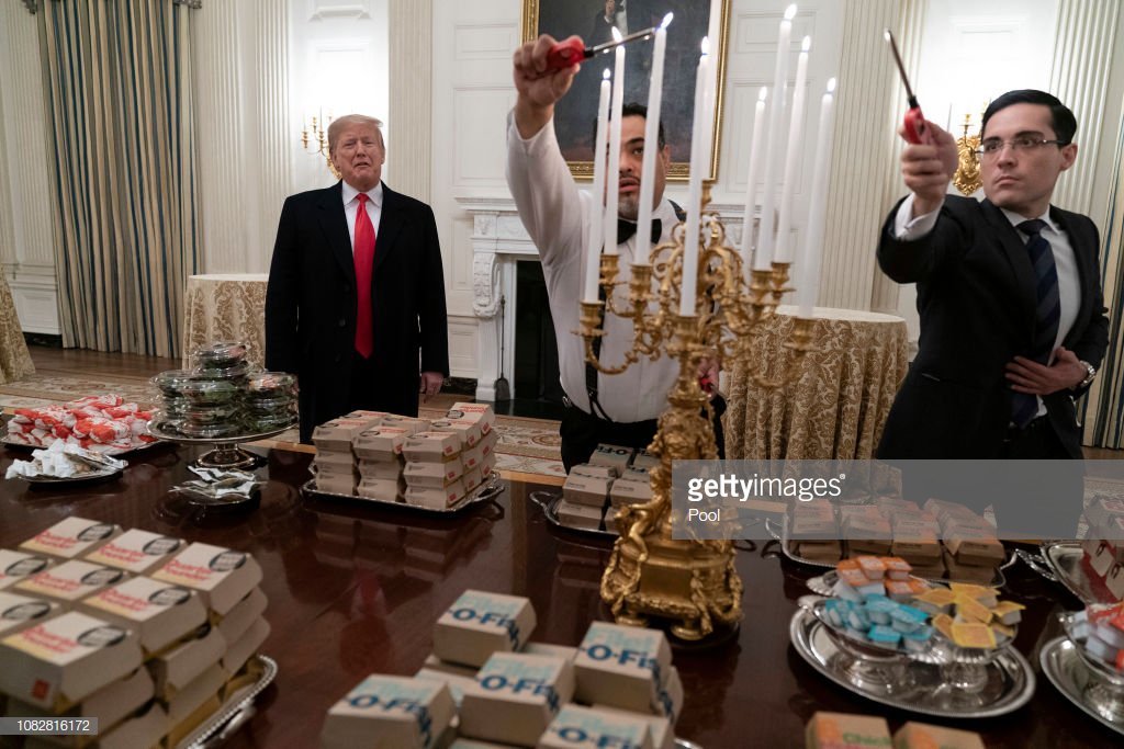 Would you like to go to such a dinner with Trump)? - McDonald's, Donald Trump, USA, Food