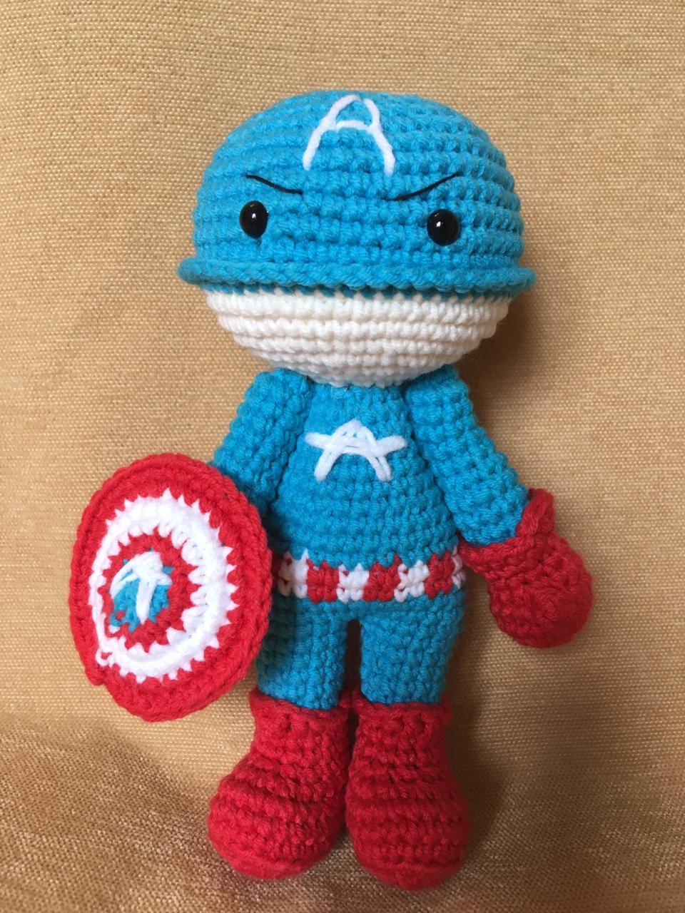 Avengers! - My, Amigurumi, Needlework without process, Knitting, Knitted toys, Handmade, Handmade, With your own hands, Avengers, Longpost