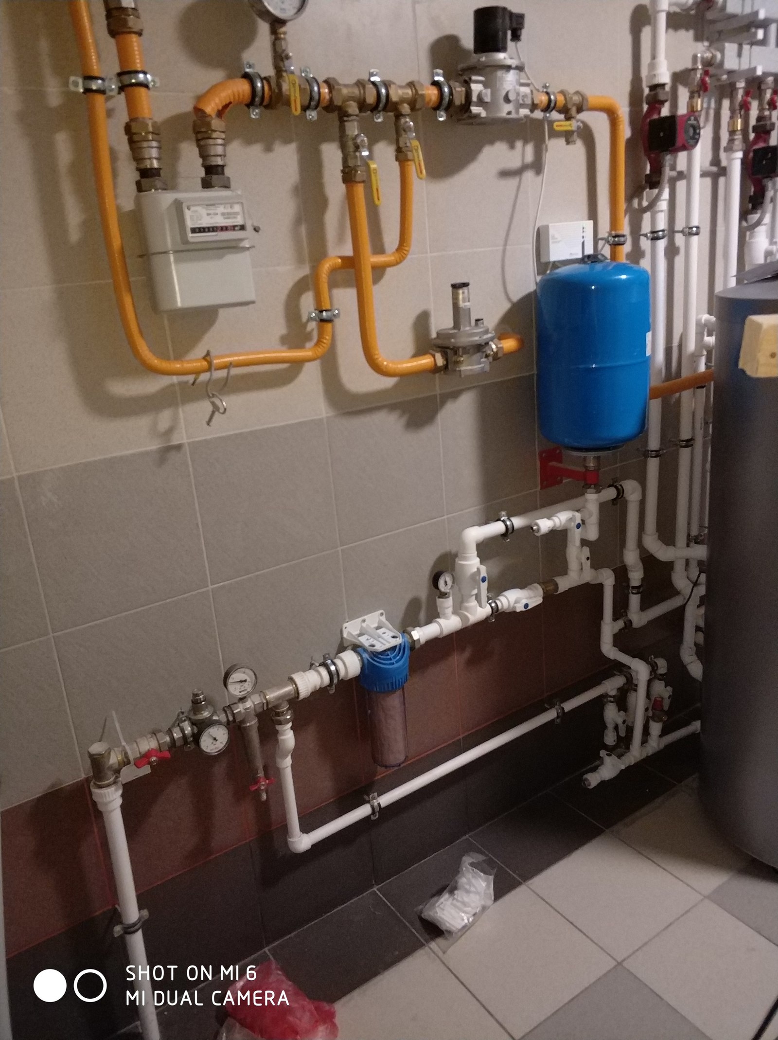 PRIOZERSKY district, heating of the house with liquefied gas - My, House, Cottage, Village, Heating, Warm floor, Boiler house on water, Boiler room, VIP, Longpost