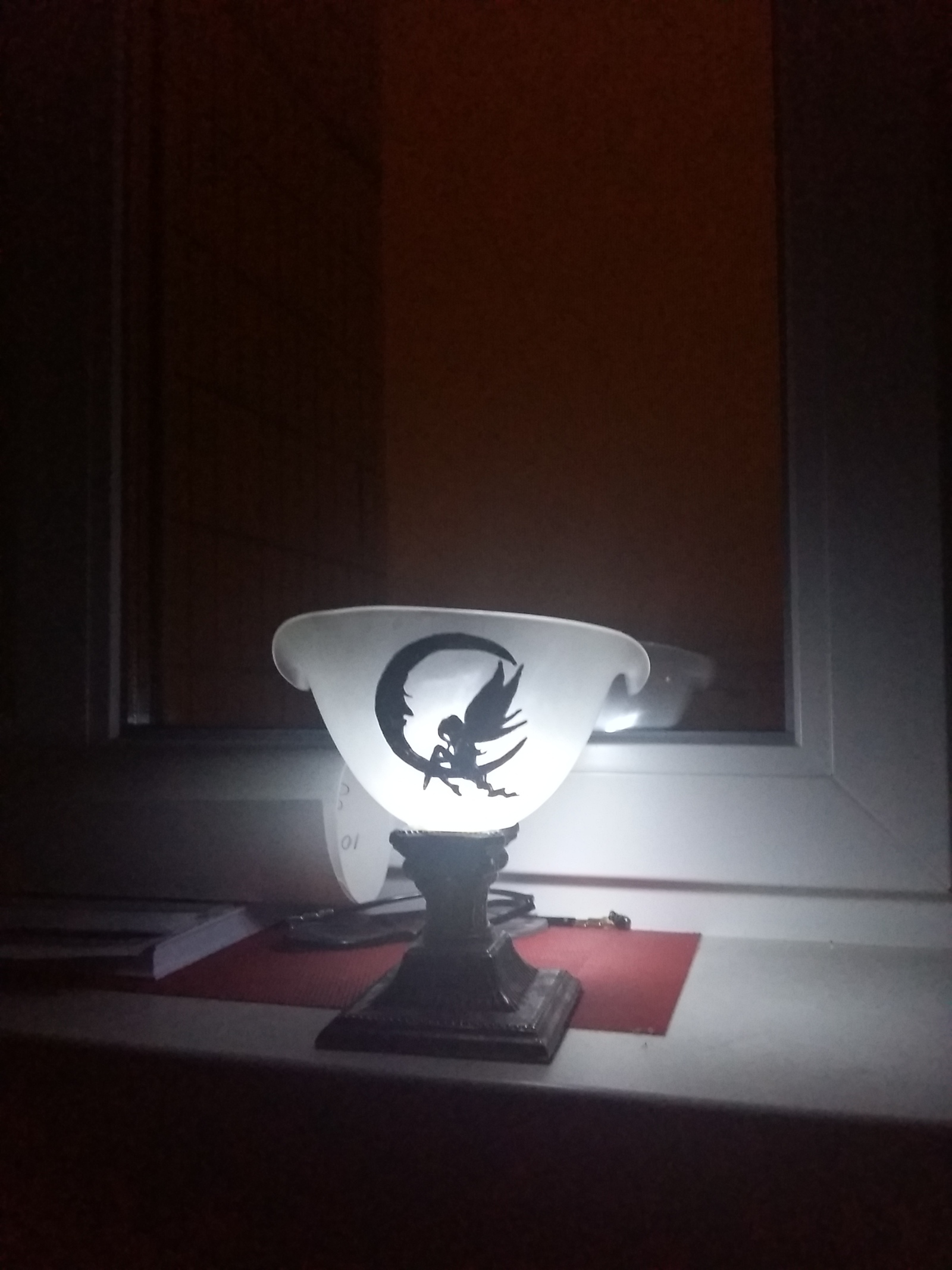 Night light - My, Lighting, Needlework without process, Silhouette, Longpost