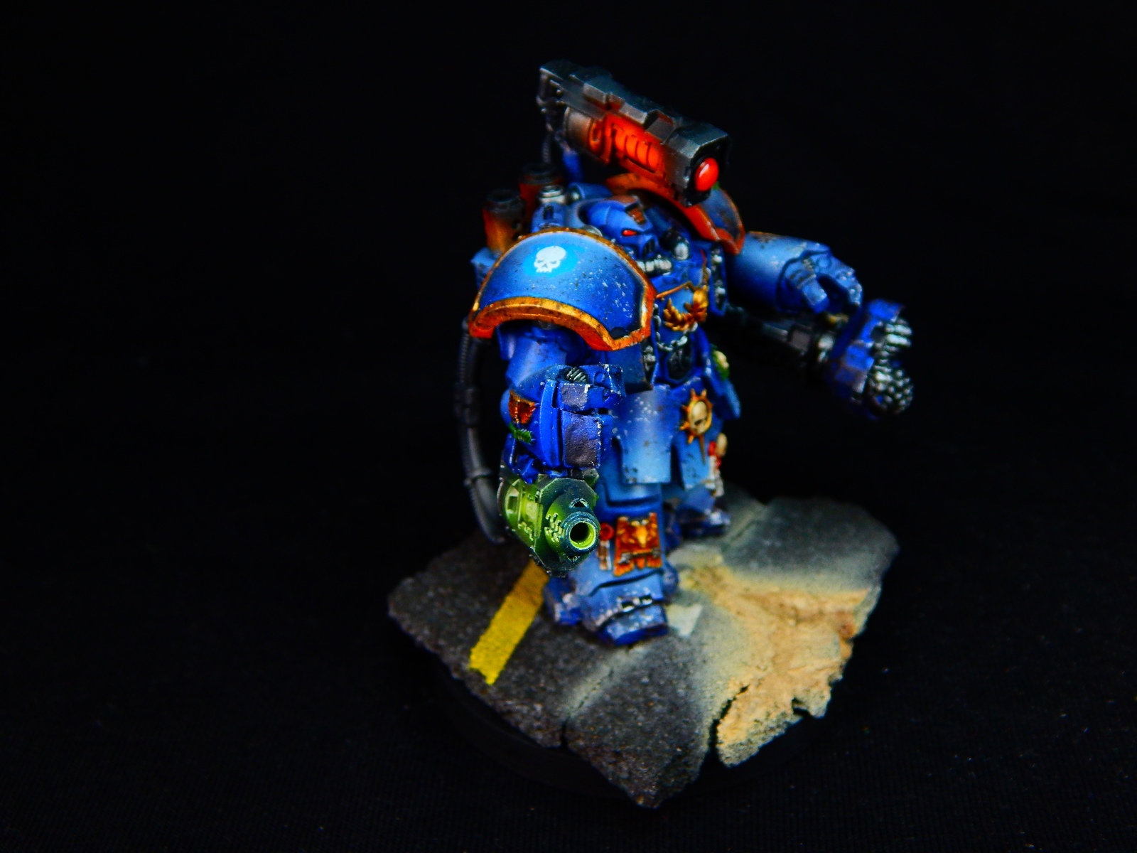 Space Marine Centurions - My, Warhammer 40k, Wh painting, Wh miniatures, Ultramarines, Miniature, Painting miniatures, Longpost