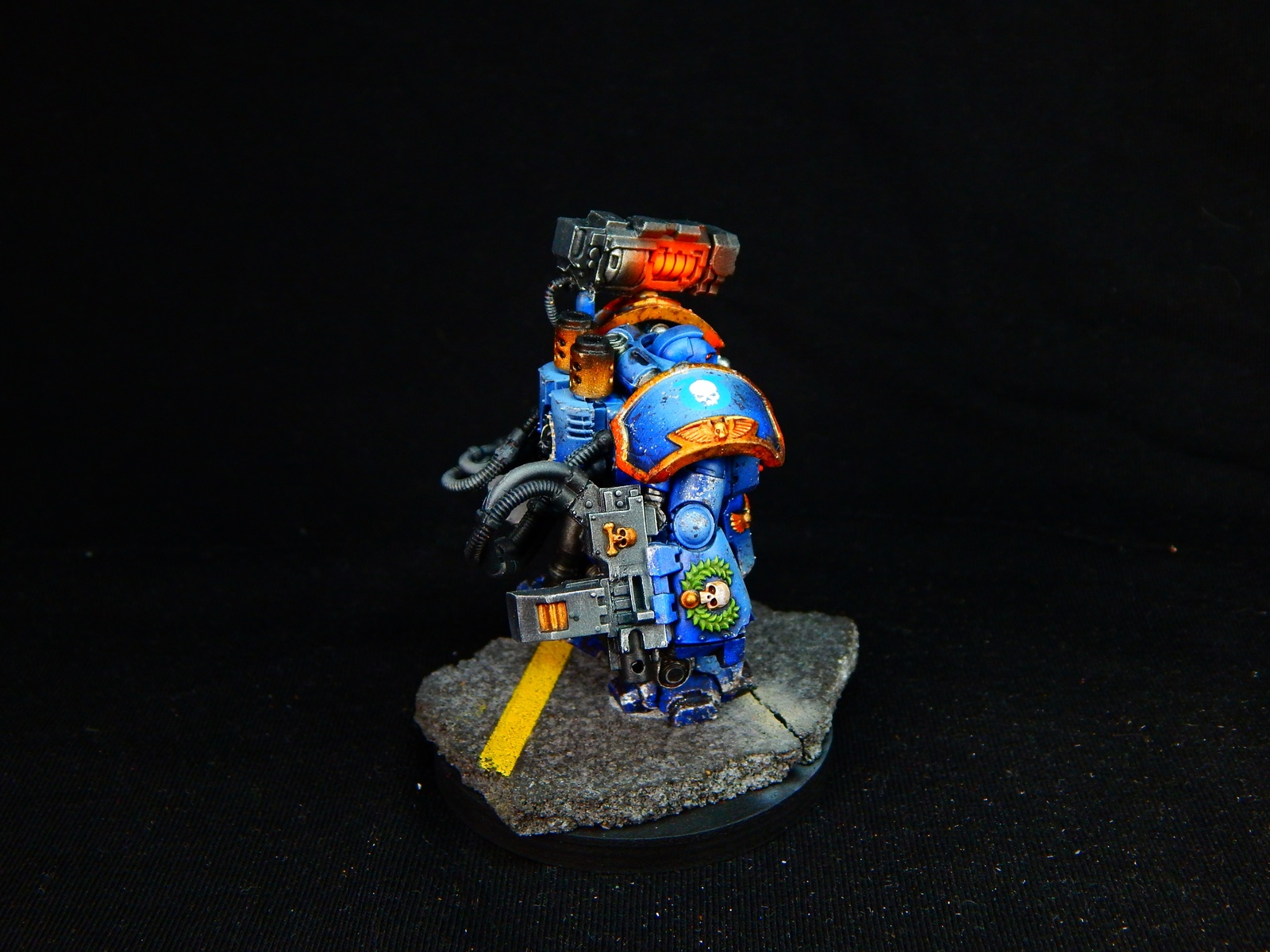 Space Marine Centurions - My, Warhammer 40k, Wh painting, Wh miniatures, Ultramarines, Miniature, Painting miniatures, Longpost