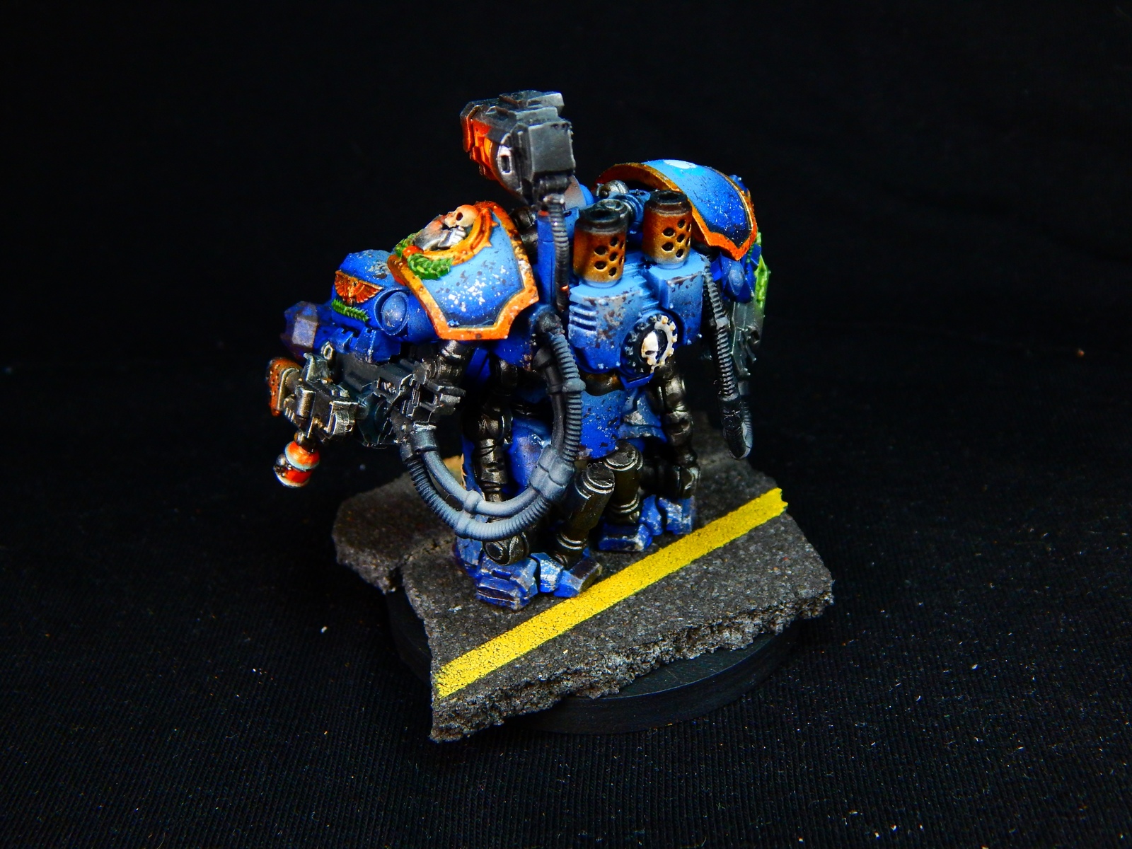 Space Marine Centurions - My, Warhammer 40k, Wh painting, Wh miniatures, Ultramarines, Miniature, Painting miniatures, Longpost