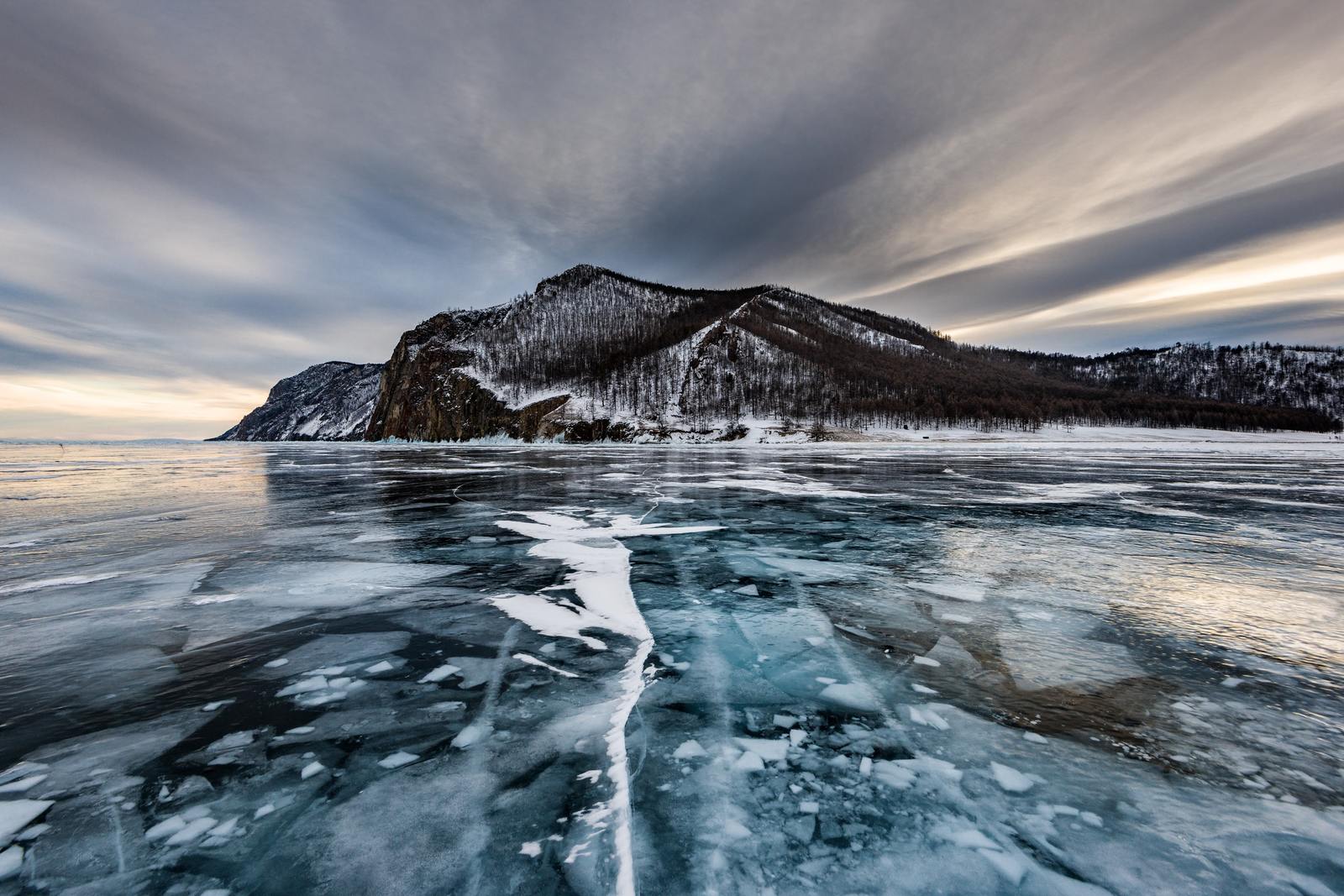 Olkhon Island - The photo, beauty, Island, Ice, Sky, Olkhon, Olkhon Island