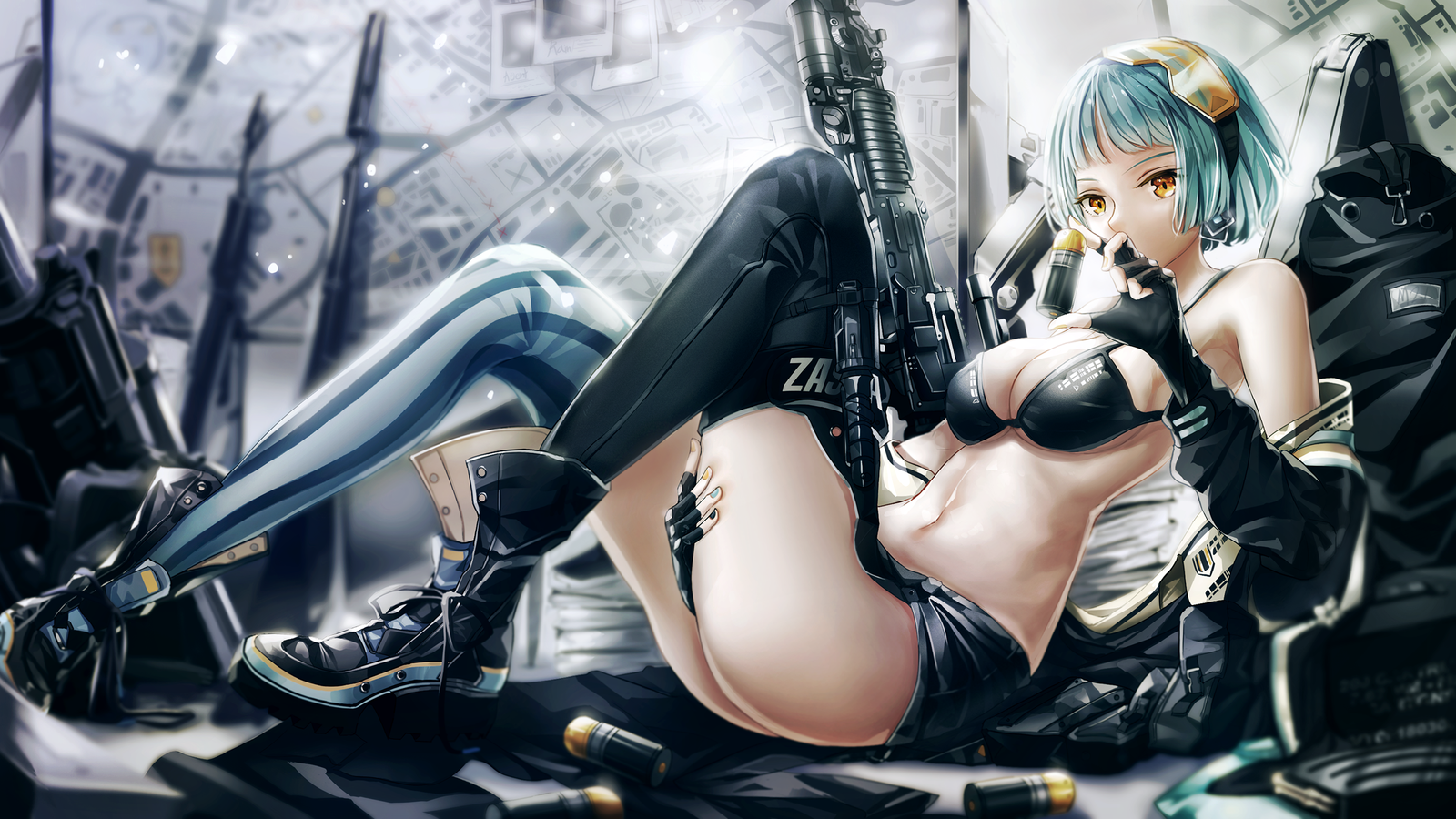 Zas M21 - Anime art, Girls frontline, Zas m21