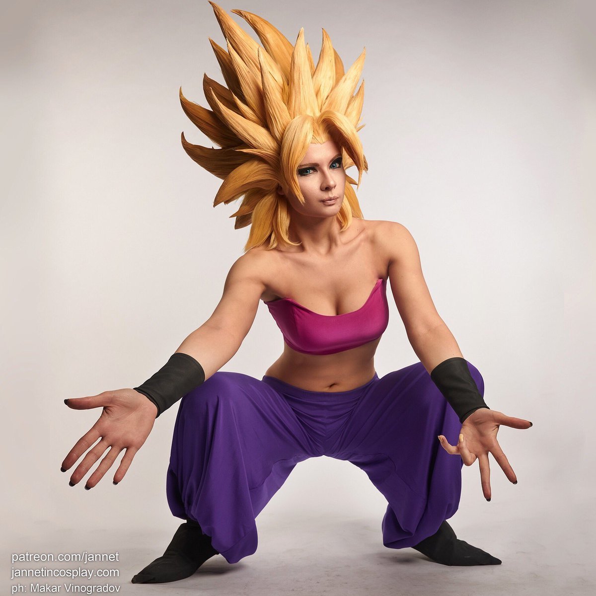 Caulifla <Jannet Vinogradova > - Cosplay, Cosplayers, Dragon ball, Anime original, Russian cosplay, Costume, Caulifla, Jannet Vinogradova, Longpost