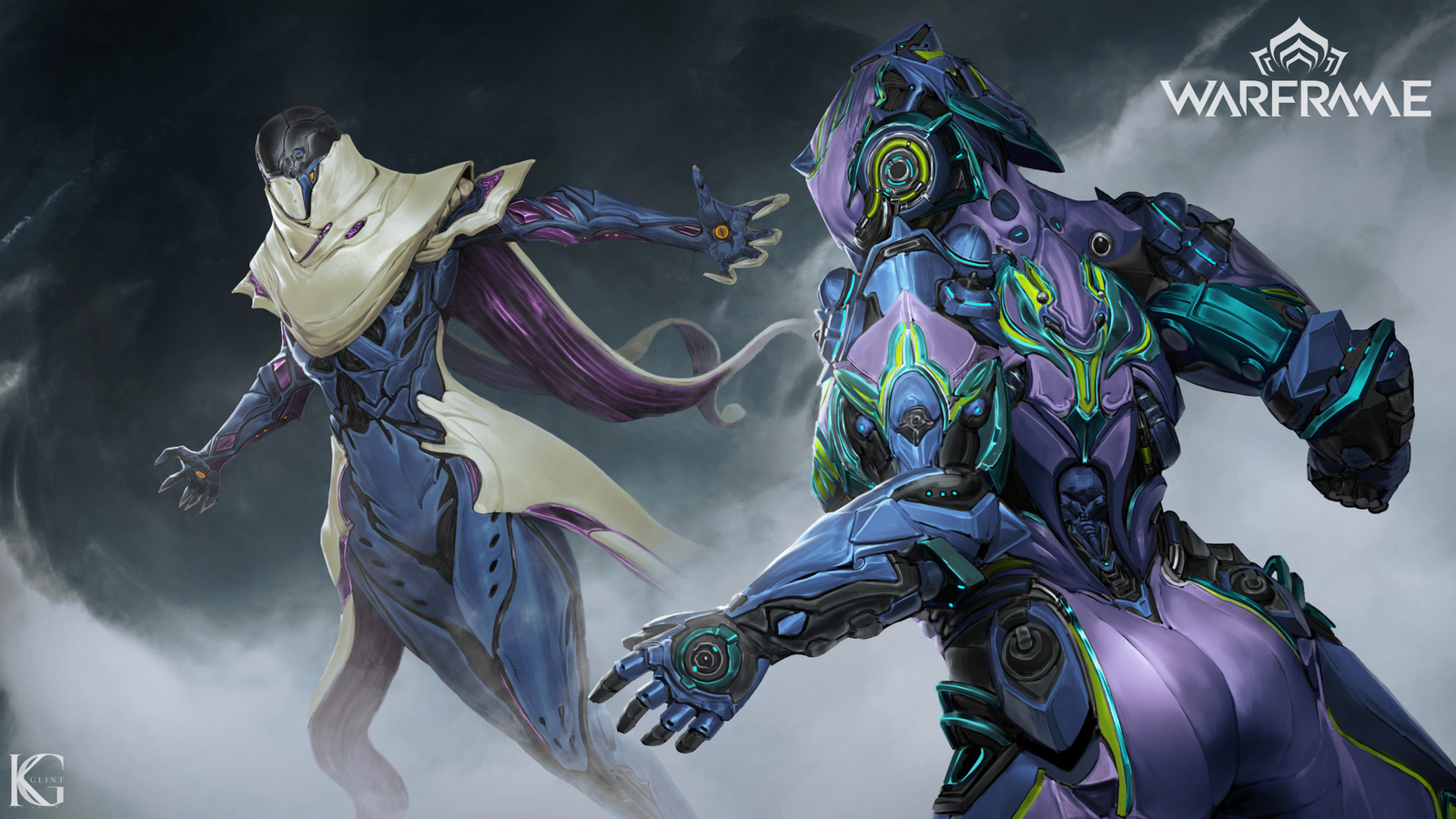 Wisp and Hildryn - Warframe, Wisp Warframe, , Games, Art, Kevin Glint