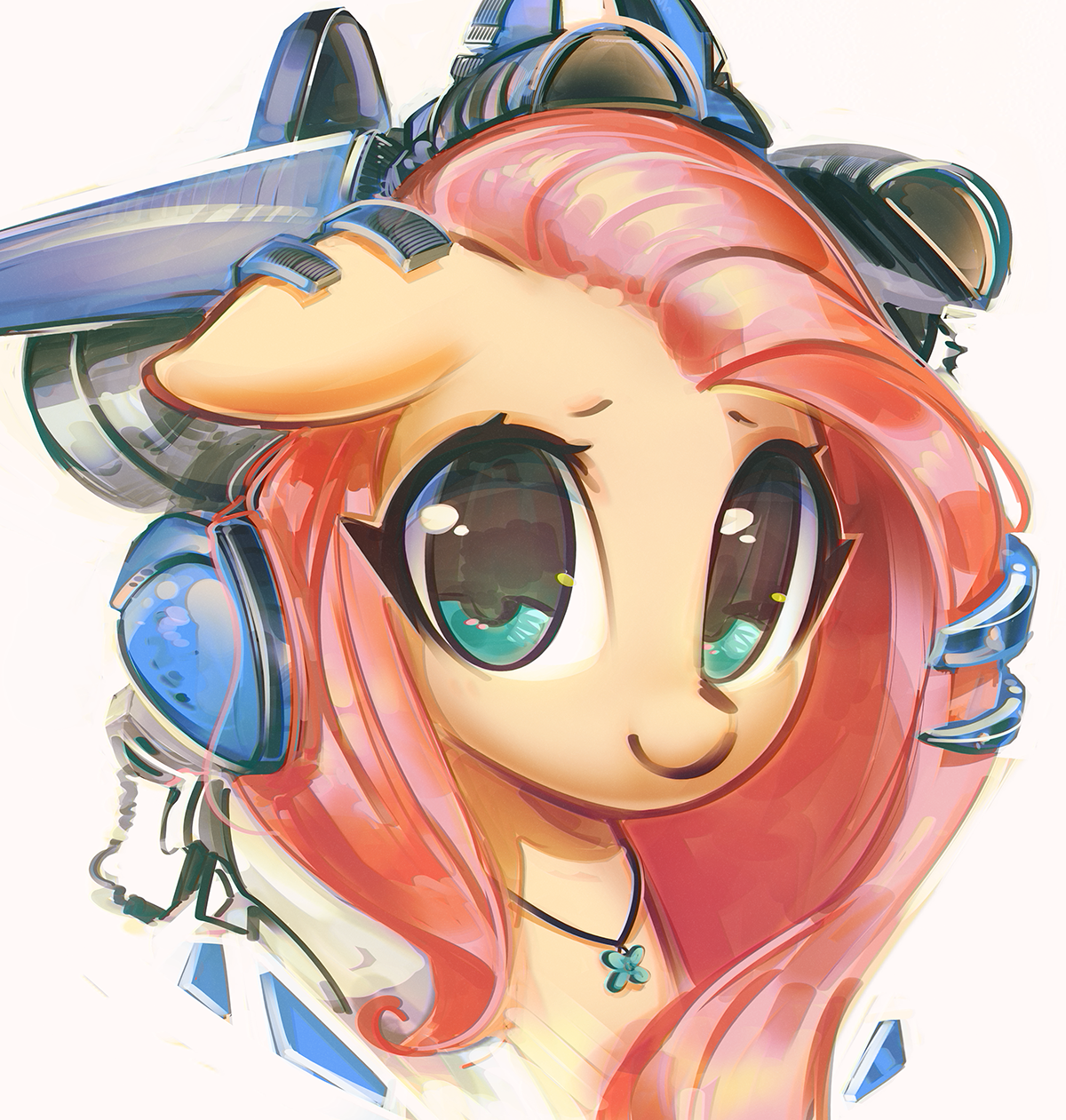 Киберпони - My Little Pony, Fluttershy, Mirroredsea