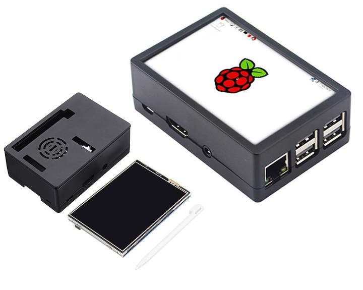 3.5 touchscreen case for RPi - Raspberry pi, Raspberry, Rpi, Longpost