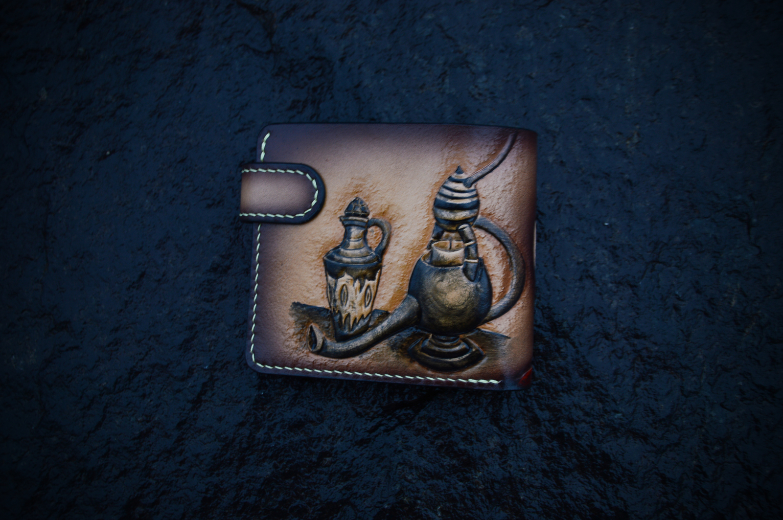 Khajiit. Wallet. - My, The elder scrolls, The Elder Scrolls III: Morrowind, Skyrim, Khajiit, Skuma, Wallet, Embossing on leather, Longpost