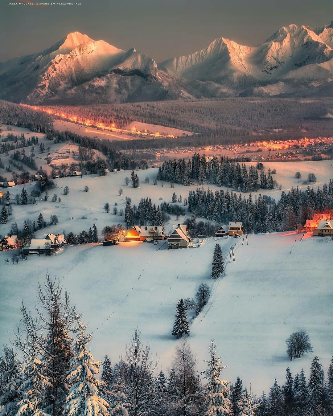 Poland - beauty of nature, The mountains, Village, Poland