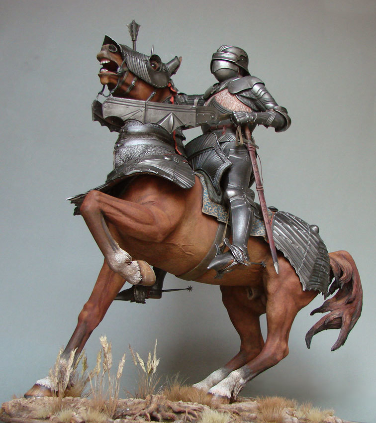 Burgundian gendarme. - Middle Ages, Figurine, Art, Armor, Story, Longpost, Figurines