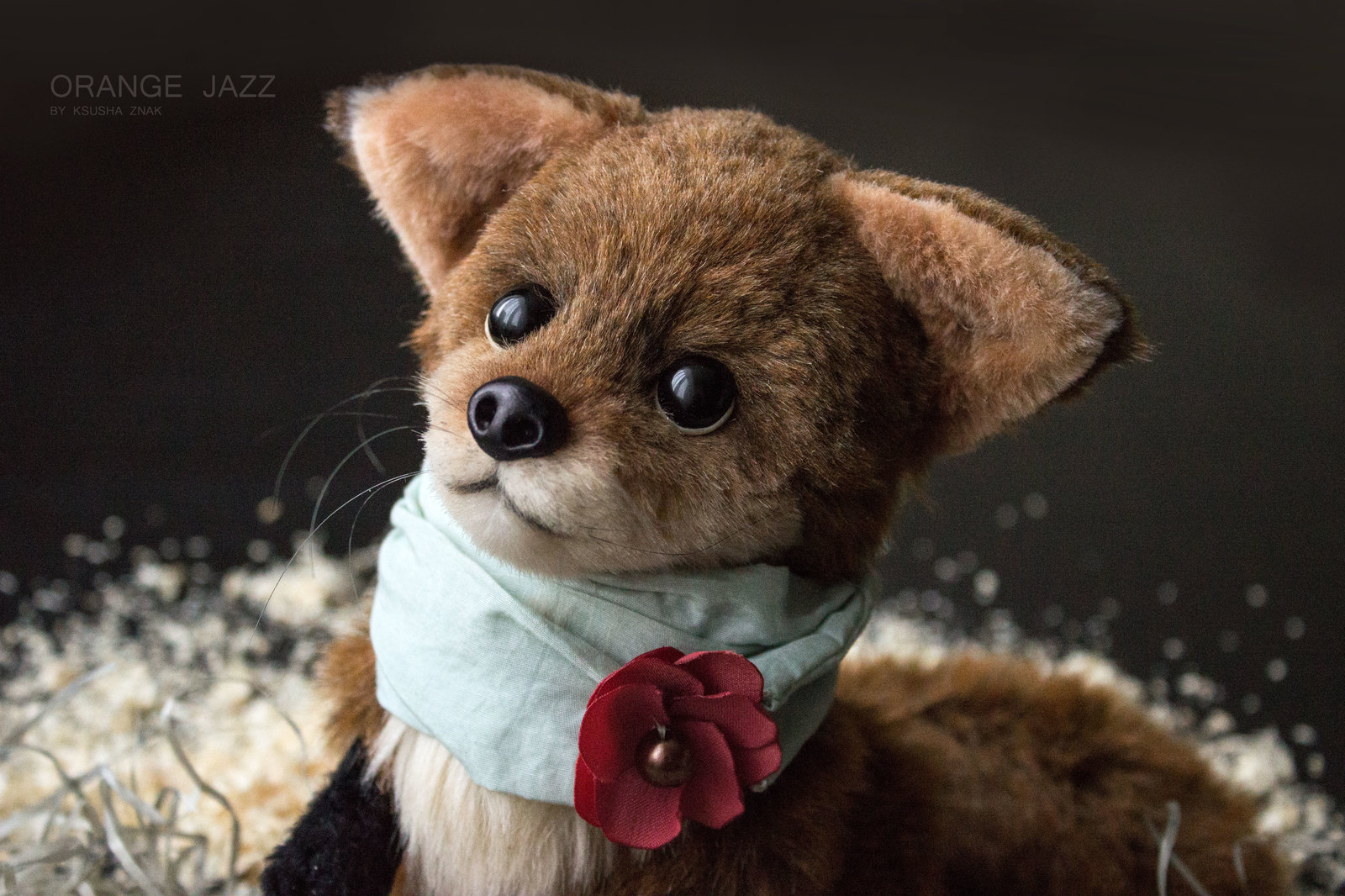 Fox - My, Handmade, Fox, Soft toy, Author's toy, Needlework without process, Longpost