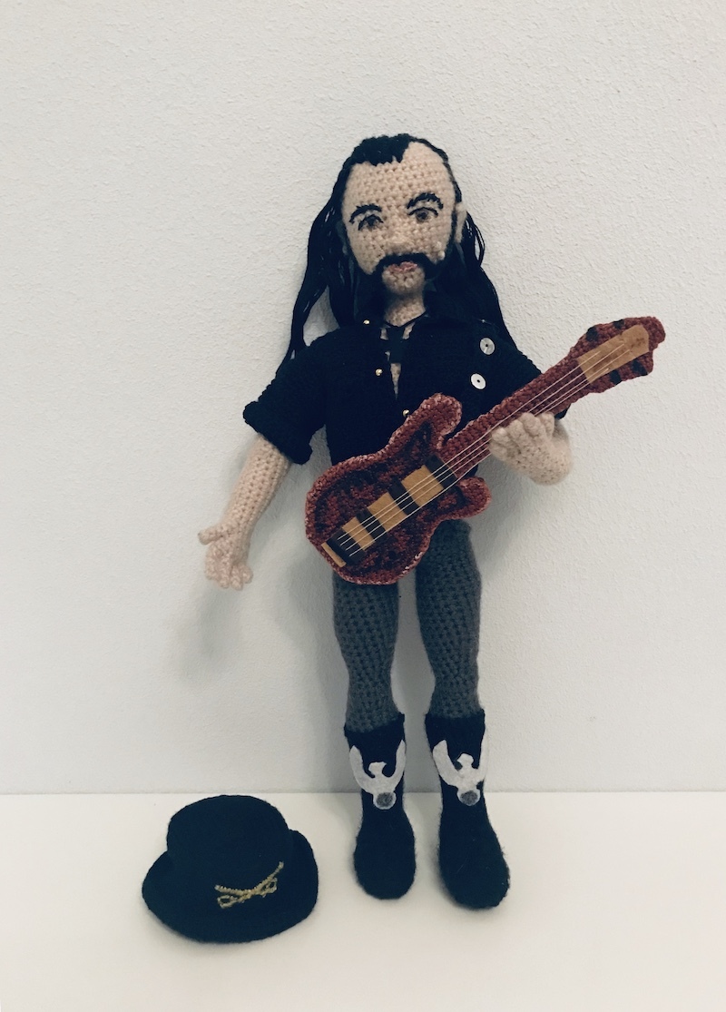 Lemmy Kilmister and all - My, Metal, Motorhead, Lemmy Kilmister, Iron maiden, Eddie, Running Wild, , Knitting, Longpost