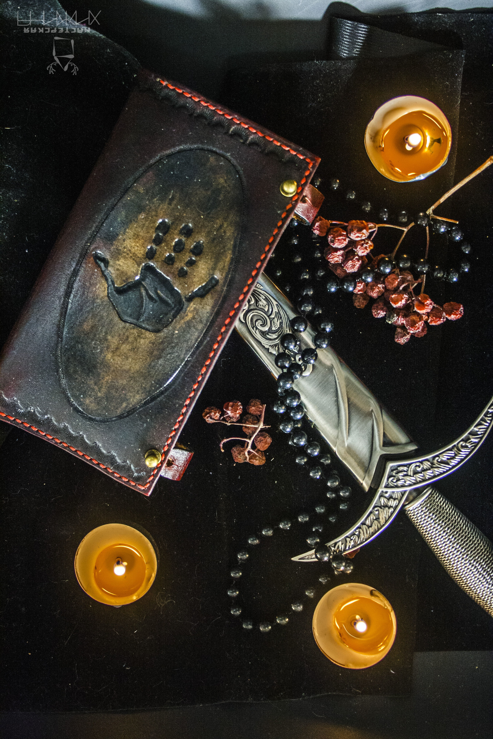 Wallet Dark Brotherhood - My, Needlework without process, Needlework, Wallet, Longpost, The Dark Brotherhood, Cities, The elder scrolls