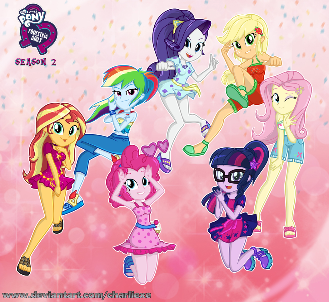 EG New Series 2019 - My little pony, Equestria girls, Sunset shimmer, Mane 6, Charliexe