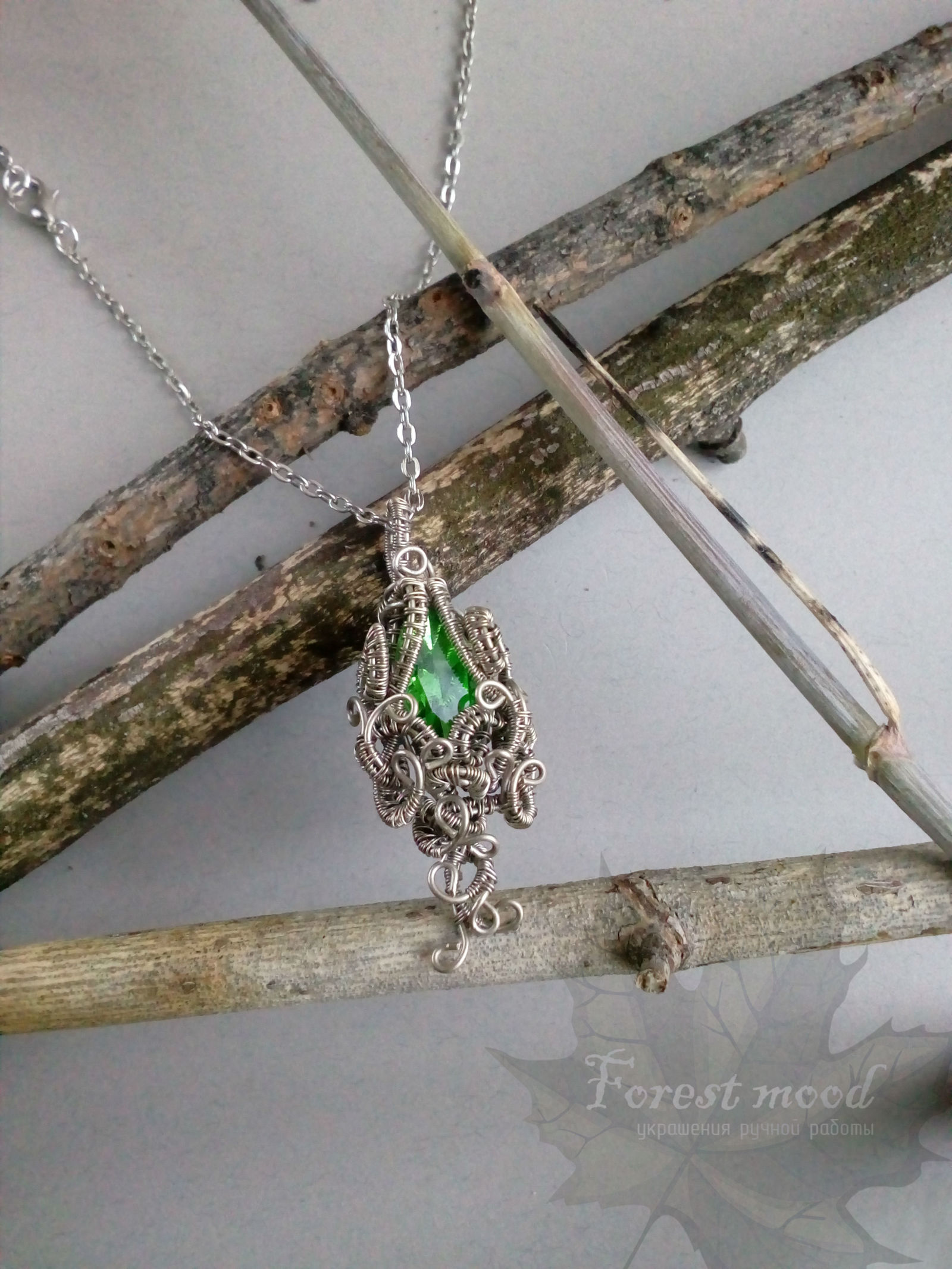 annotation - My, Decoration, Wire wrap, Natural stones, Workshop, Longpost