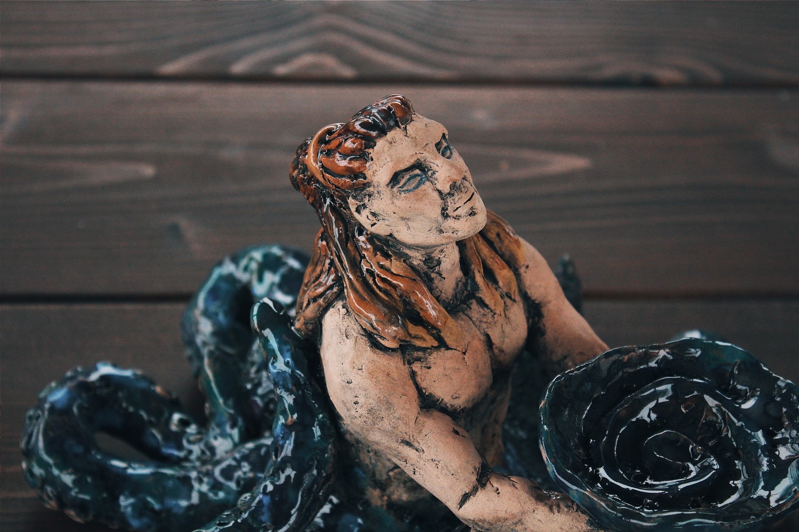 Ring Keeper. - My, Sculpture, Ceramics, Needlework, Self-taught artist, Longpost