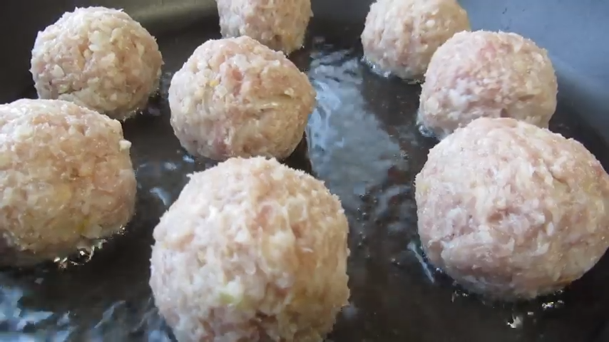 Meatballs in potato dough - My, Meatballs, Yummy, Recipe, Video recipe, Other cuisine, Longpost, Potato, Food, Preparation, Video