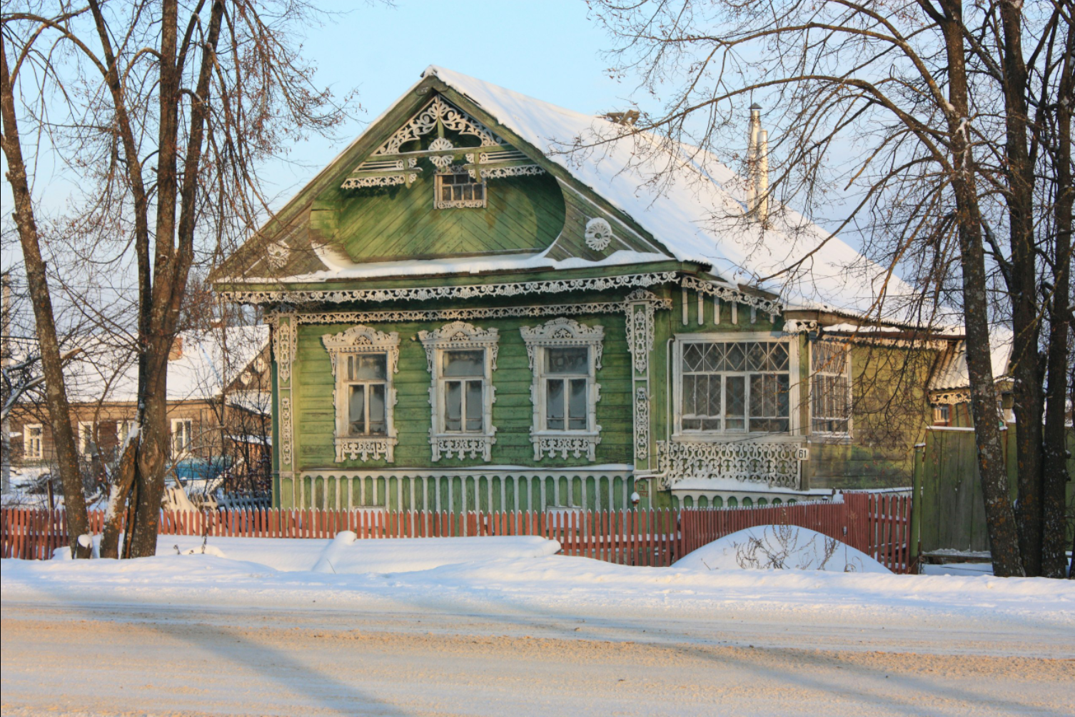 Резные наличники в Ярославской области | Пикабу