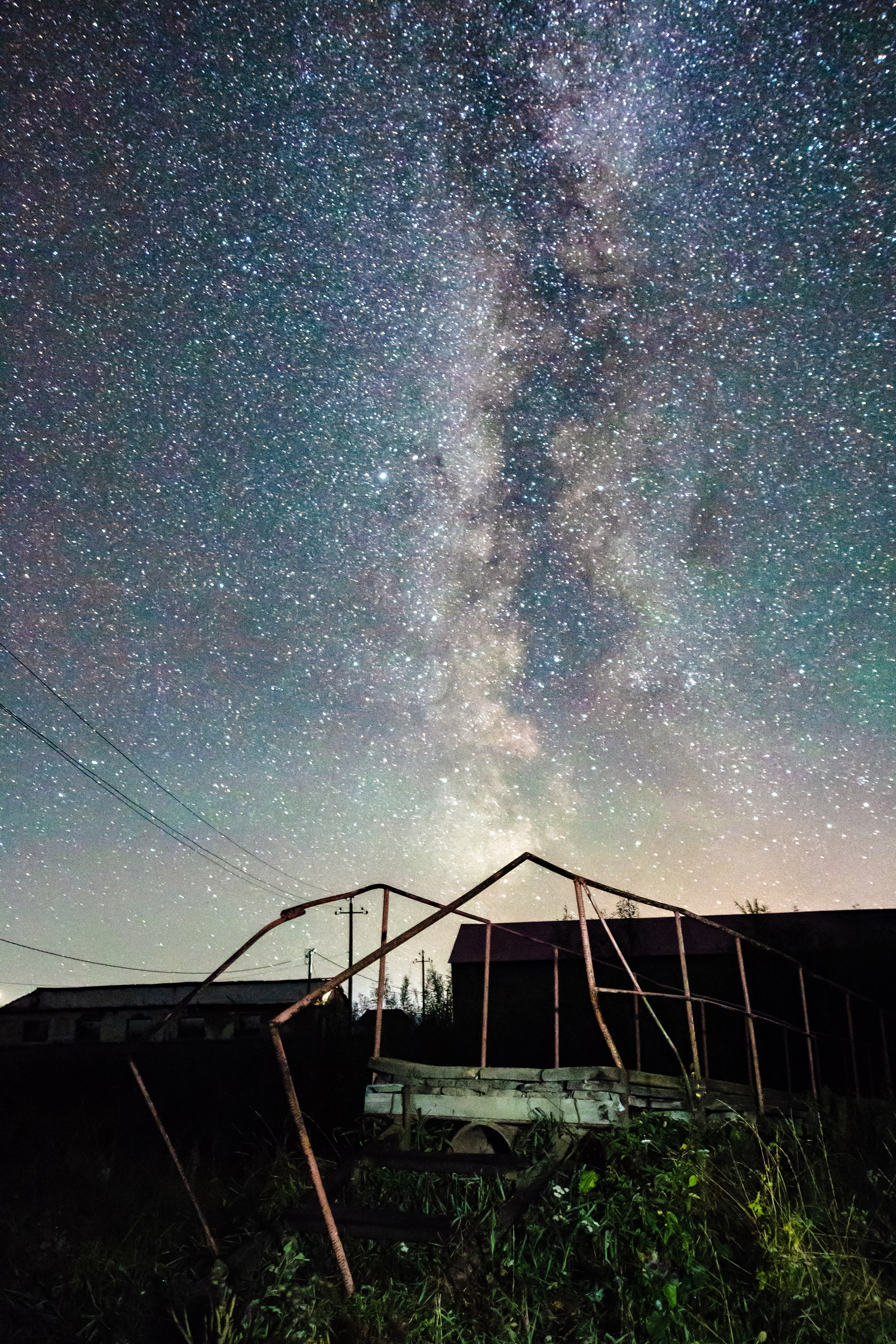 Bridge to the sky. - My, The photo, Astrophoto, Milky Way, Landscape, Bridge