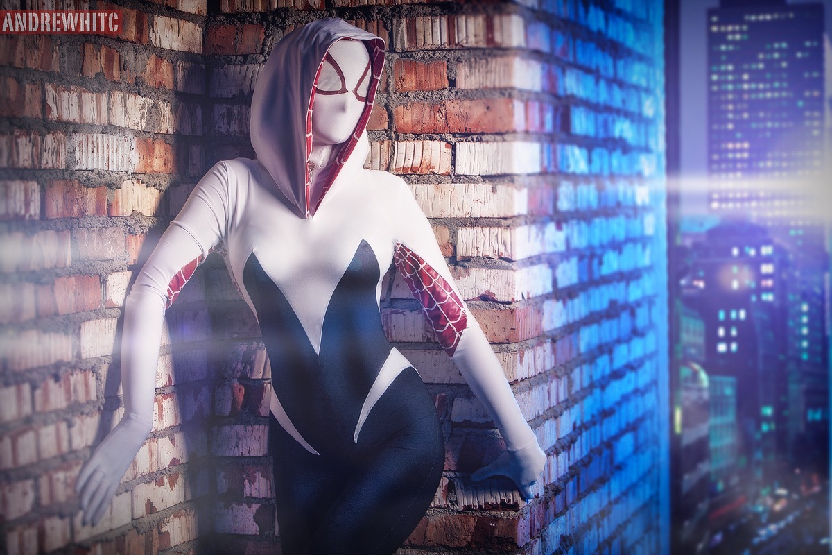 Spider-Gwen by Mari Evans - Cosplay, Russian cosplay, Marvel, Spider-gwen, Spiderman, Beautiful girl, , Longpost, Gwen Stacy