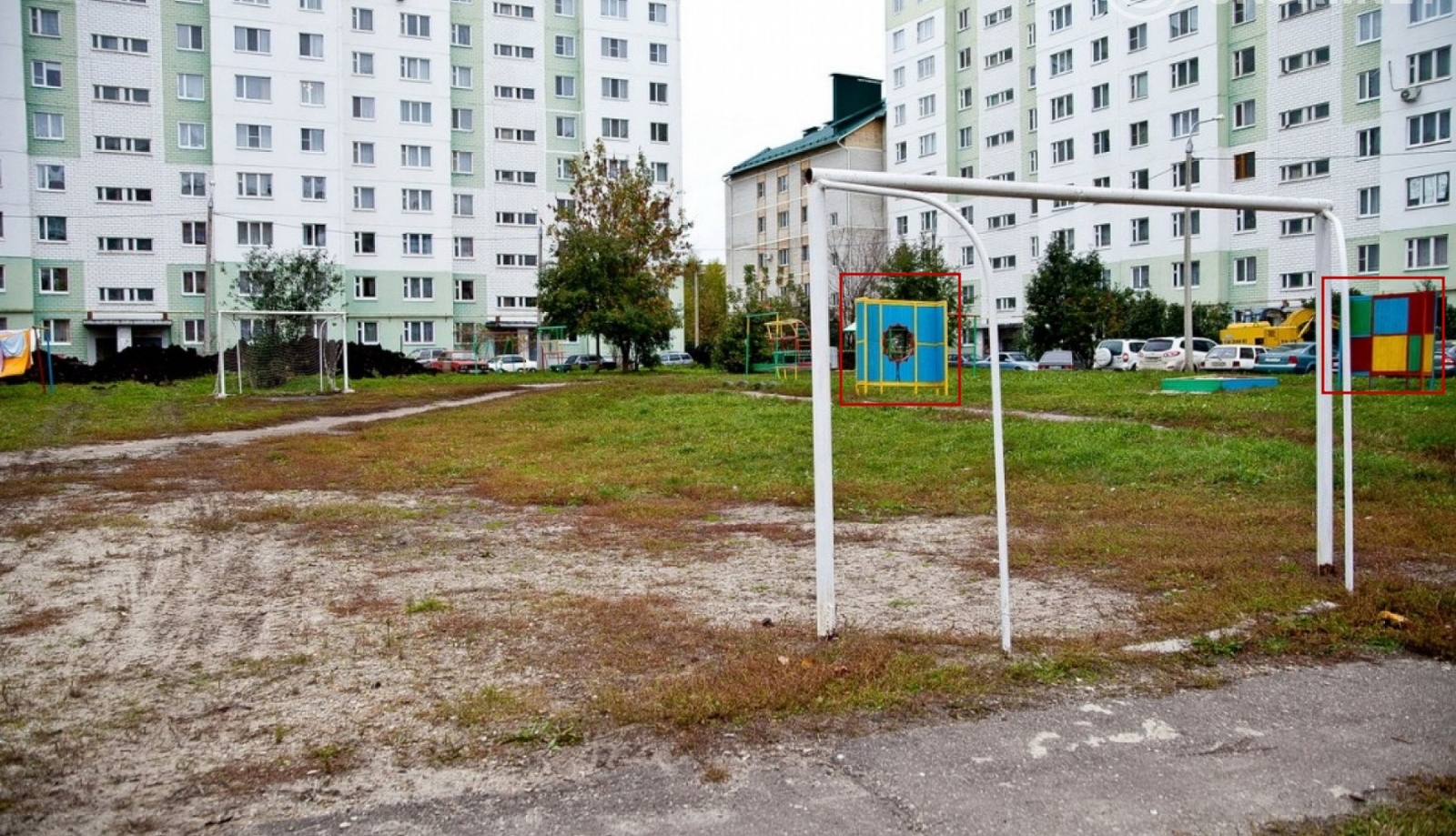 Wooden billboards on old playgrounds - My, Childhood, Childhood of the 90s, Playground, Nostalgia