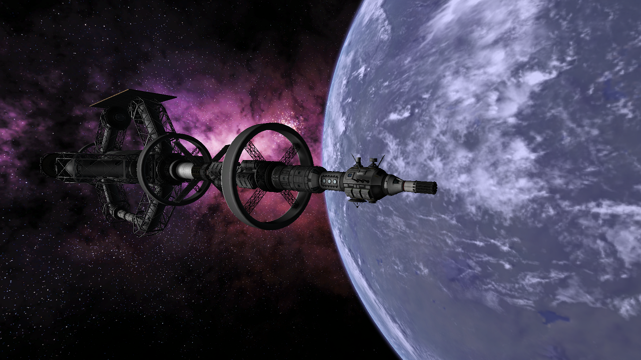 KSP - KCEHOM - CIRO - new starship - My, Kerbal space program, Kcehom, Picture from KSP, Video, Longpost