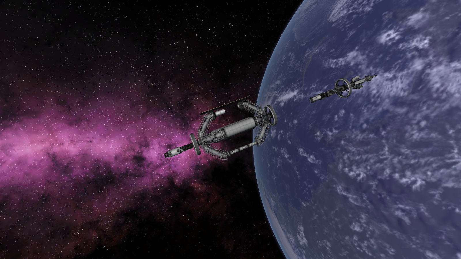 KSP - KCEHOM - CIRO - new starship - My, Kerbal space program, Kcehom, Picture from KSP, Video, Longpost