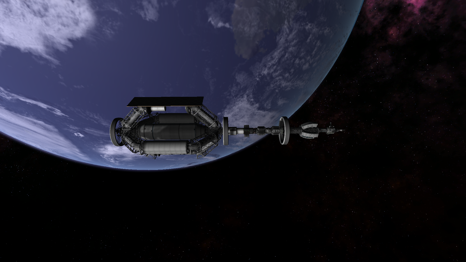 KSP - KCEHOM - CIRO - new starship - My, Kerbal space program, Kcehom, Picture from KSP, Video, Longpost