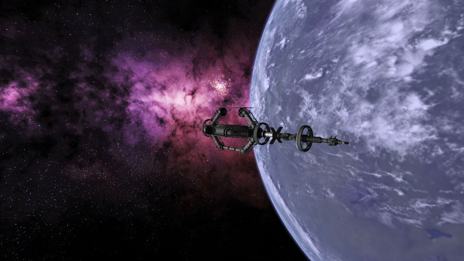 KSP - KCEHOM - CIRO - new starship - My, Kerbal space program, Kcehom, Picture from KSP, Video, Longpost