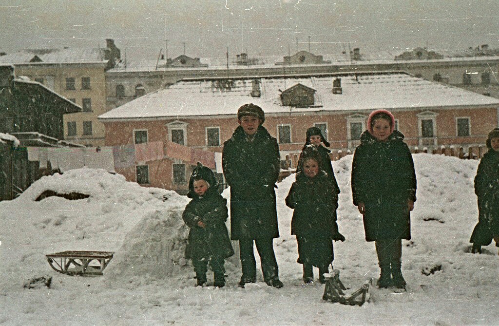 Мурманск в конце 50-х годов - Мурманск, СССР, Историческое фото, Длиннопост