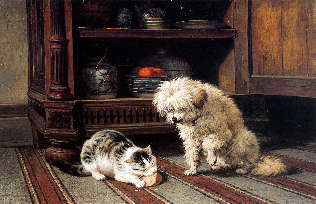 The charm of cats in the paintings of Henrietta Ronner-Kniep - Painting, cat, , Animalistics, Artist, Longpost