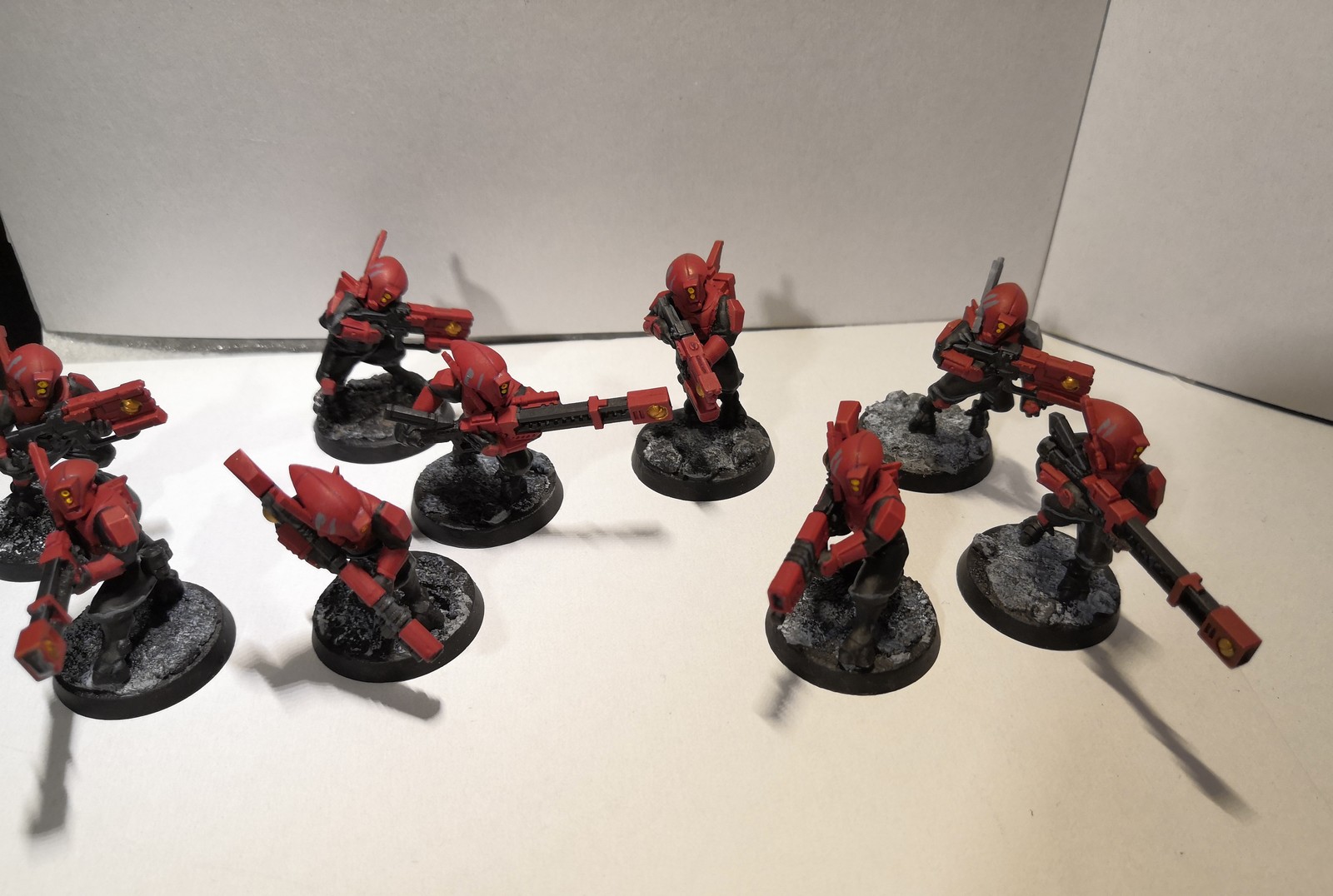 Weekdays of a young Wahoman #4 - My, Hobby, Warhammer 40k, Tau empire, Process, Longpost