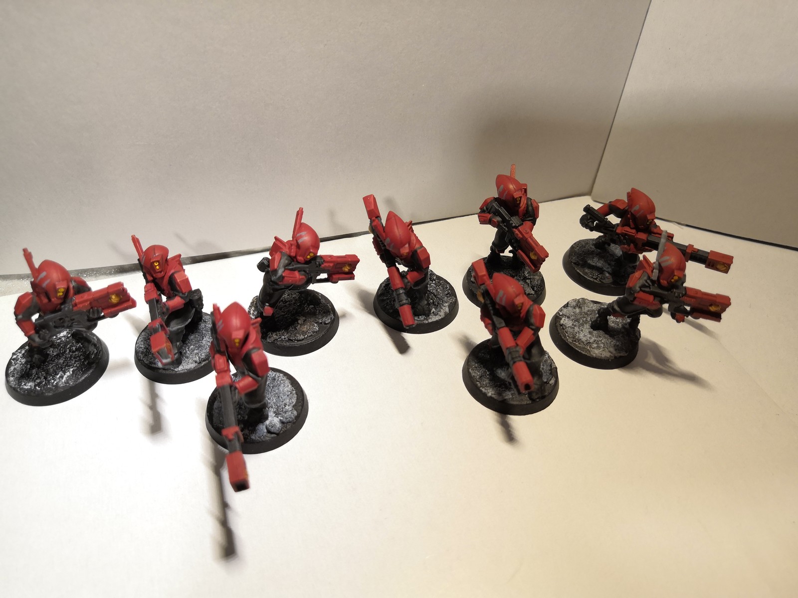 Weekdays of a young Wahoman #4 - My, Hobby, Warhammer 40k, Tau empire, Process, Longpost