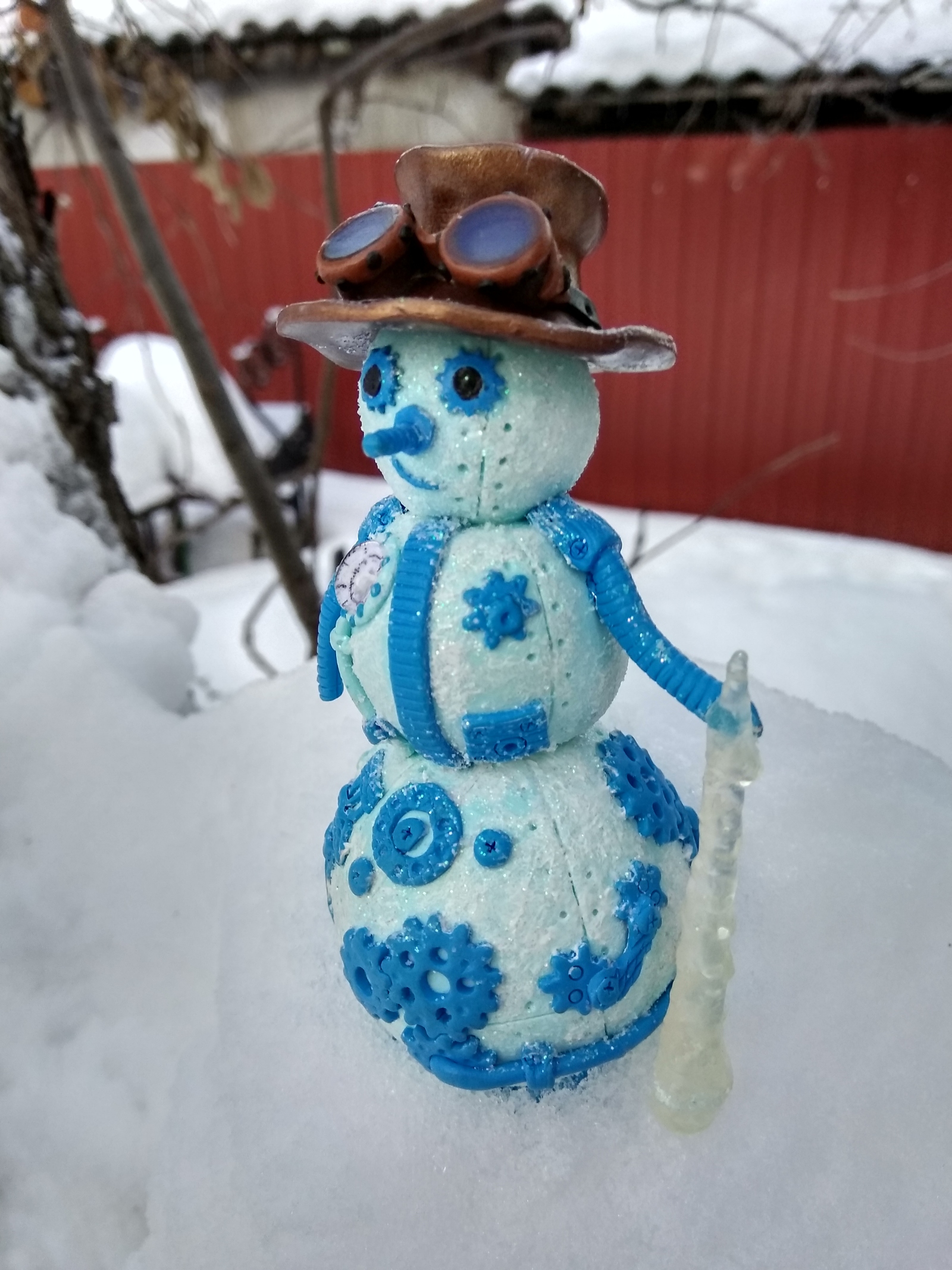 Снеговик игрушка. | Пикабу