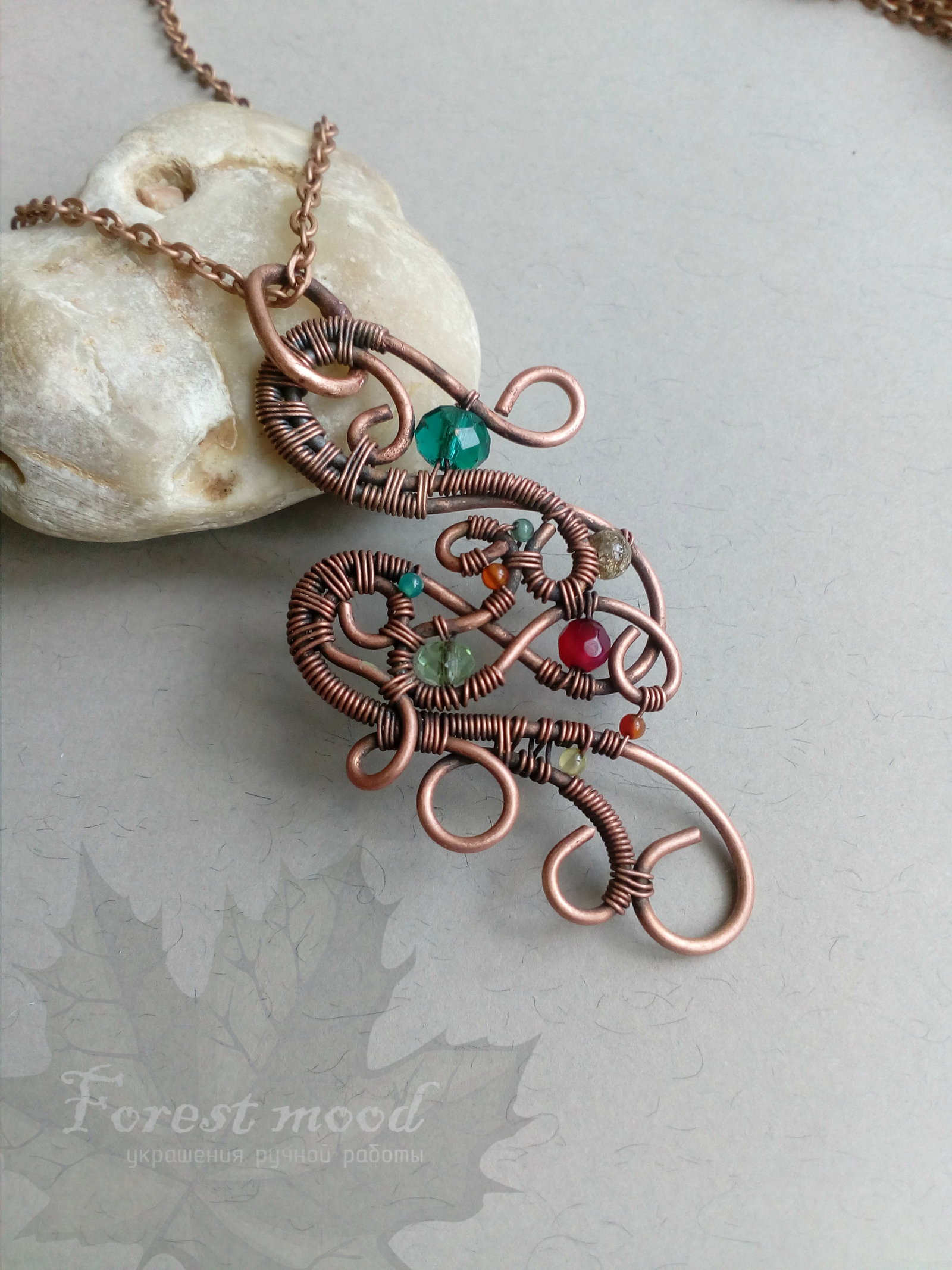 What am I working with. Copper - My, Workshop, Copper, Decoration, Wire, Wire wrap, Longpost