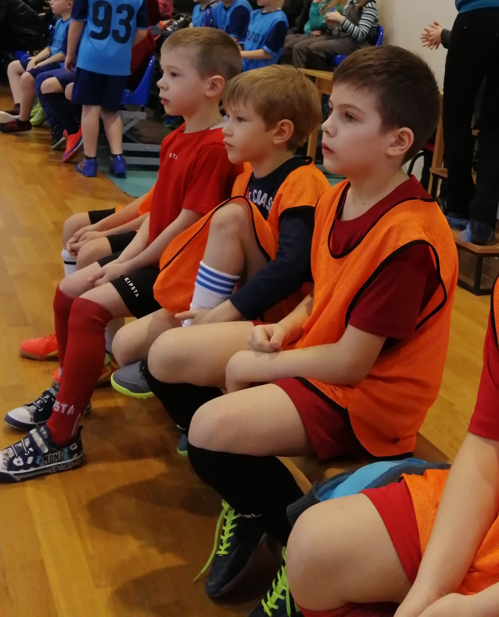 Footballers. - My, Children, Football, Тренер, Bench, Longpost