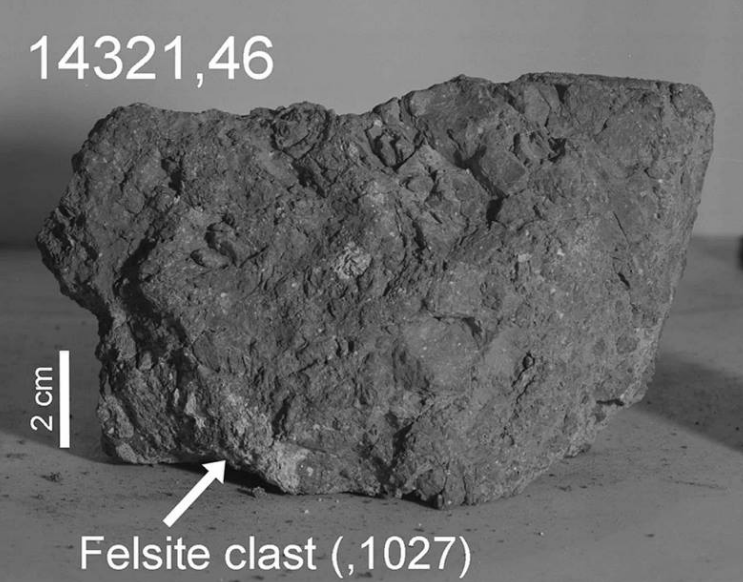 Древнейший камень Земли найден на Луне - Земля, Луна, Космос, Апполон, Камень
