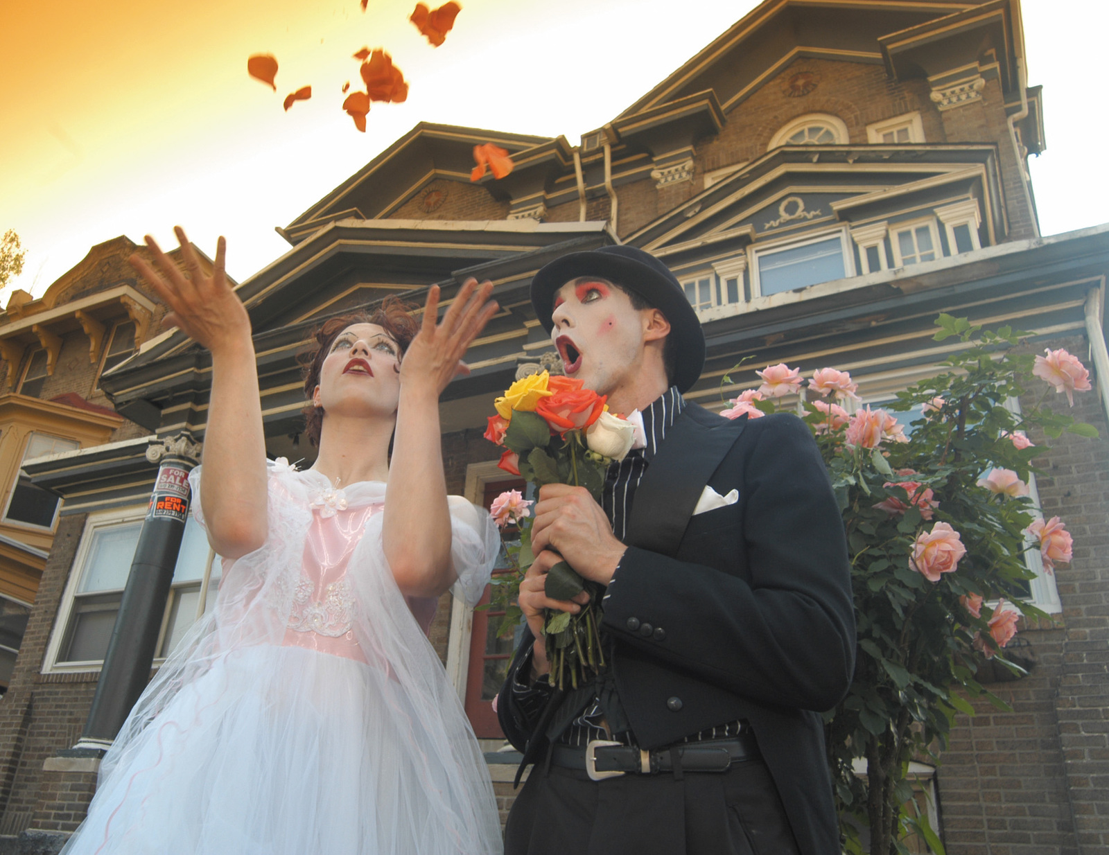 The Dresden Dolls - , Mime, PHOTOSESSION, Dresden, Old, 2003, Longpost