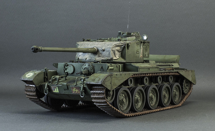 A34 Comet. Tank station wagon. - My, Stand modeling, Tanks, British, , Longpost