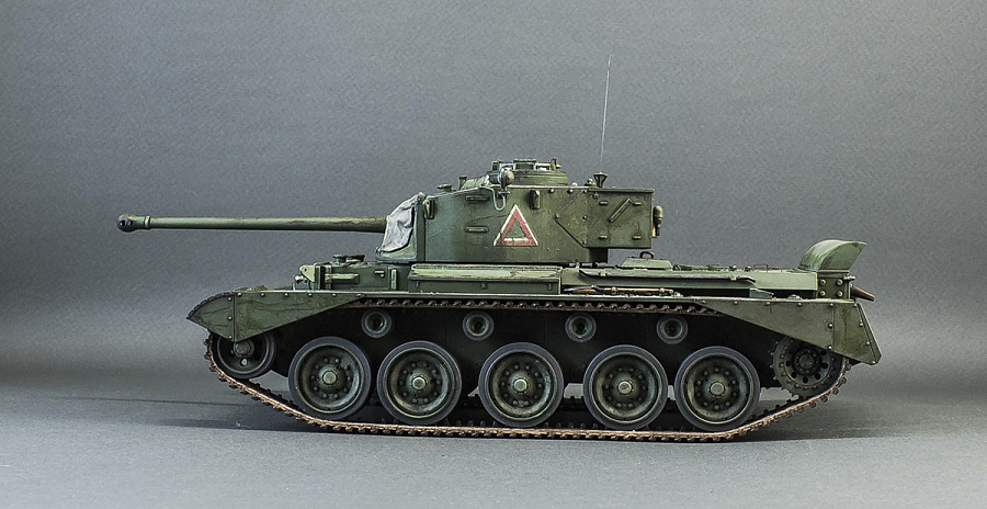 A34 Comet. Tank station wagon. - My, Stand modeling, Tanks, British, , Longpost