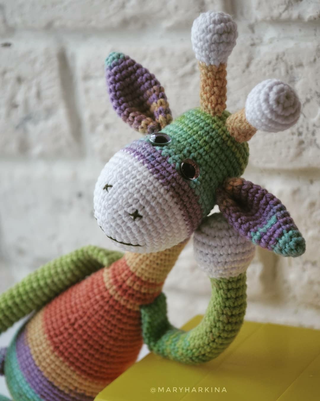 What is the name of the giraffe? - My, Knitting, Giraffe, Longpost